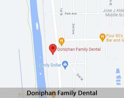 Map image for Emergency Dental Care in Canutillo, TX